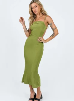 Princess Polly Milpera Maxi Dress  Green Shop