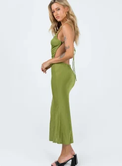 Princess Polly Milpera Maxi Dress  Green Shop