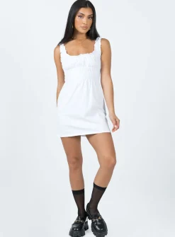 Princess Polly Mindy Mini Dress White Sale