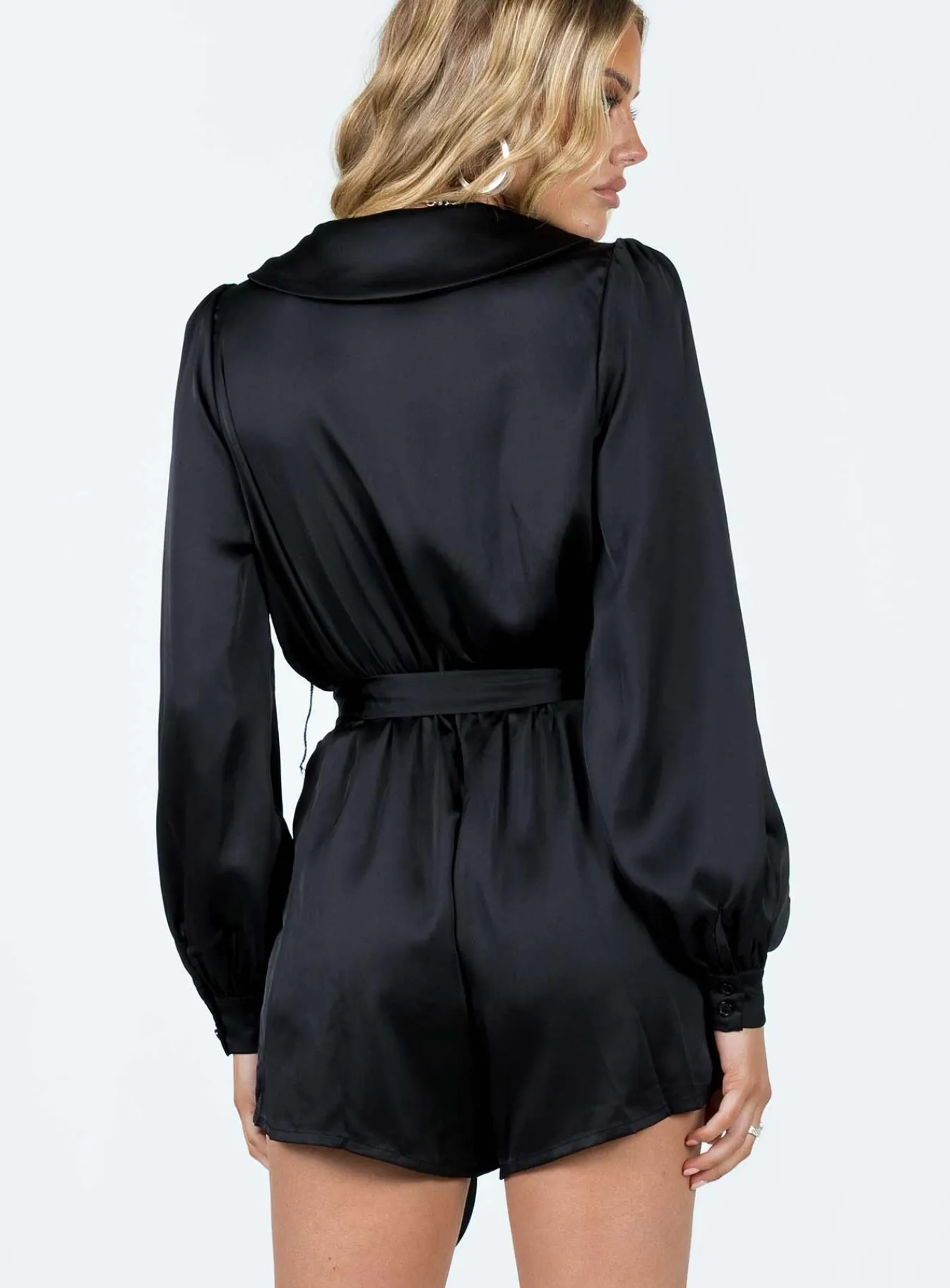 Princess Polly Mira Romper Black New