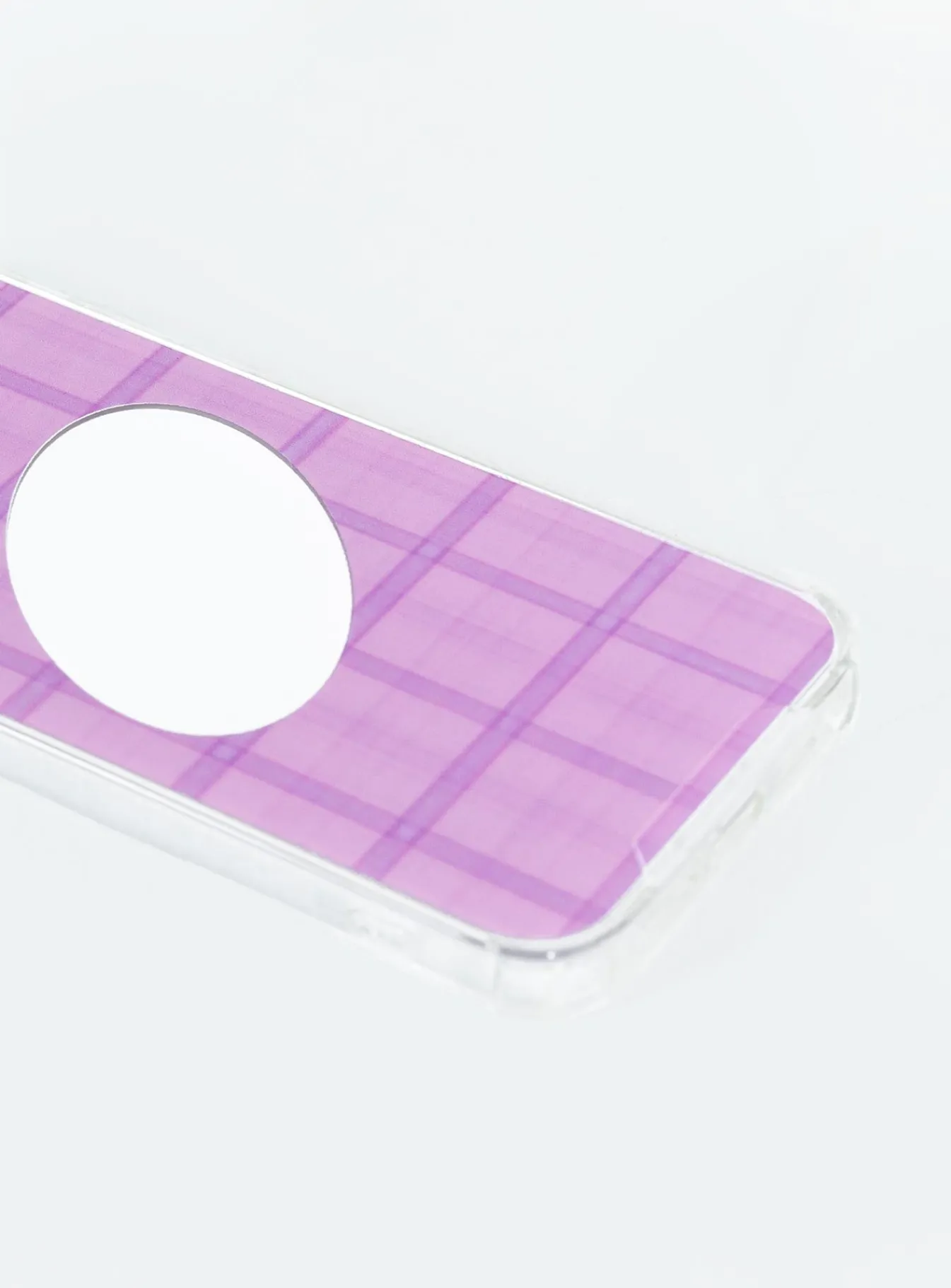 Princess Polly Mirror Me Iphone Case Pink Check Fashion