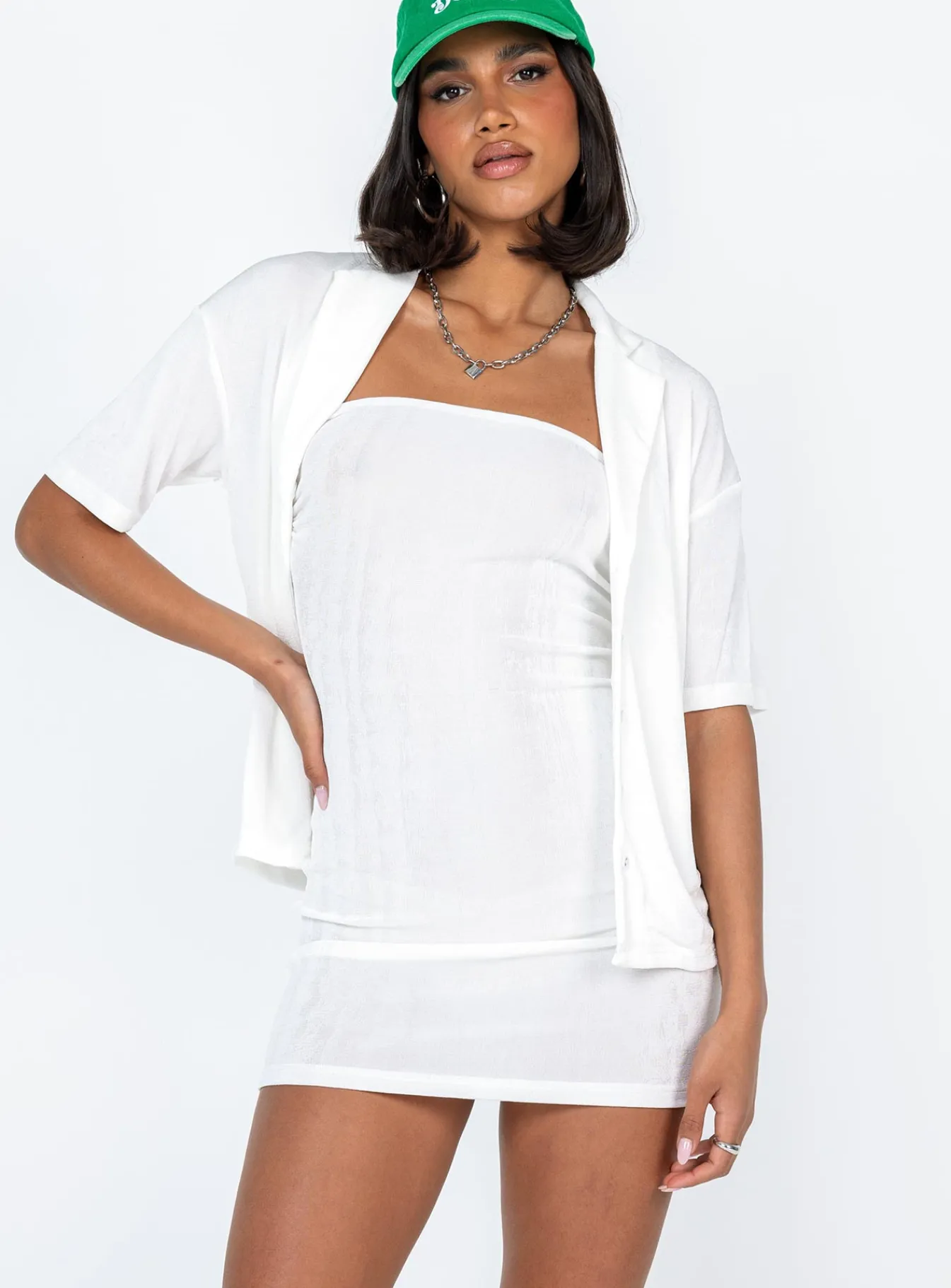 Princess Polly Misha Set White Best