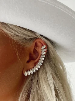 Princess Polly Miskin Ear Crawler Sliver Eco   Silver Outlet