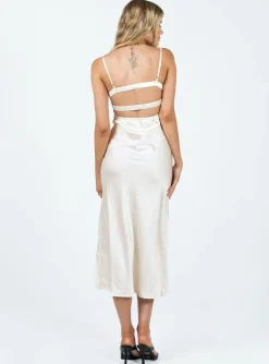 Princess Polly Missy Midi Dress Champagne Shop