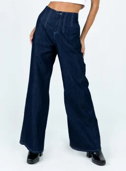 Princess Polly Misty Wide Leg Jeans  Denim Online