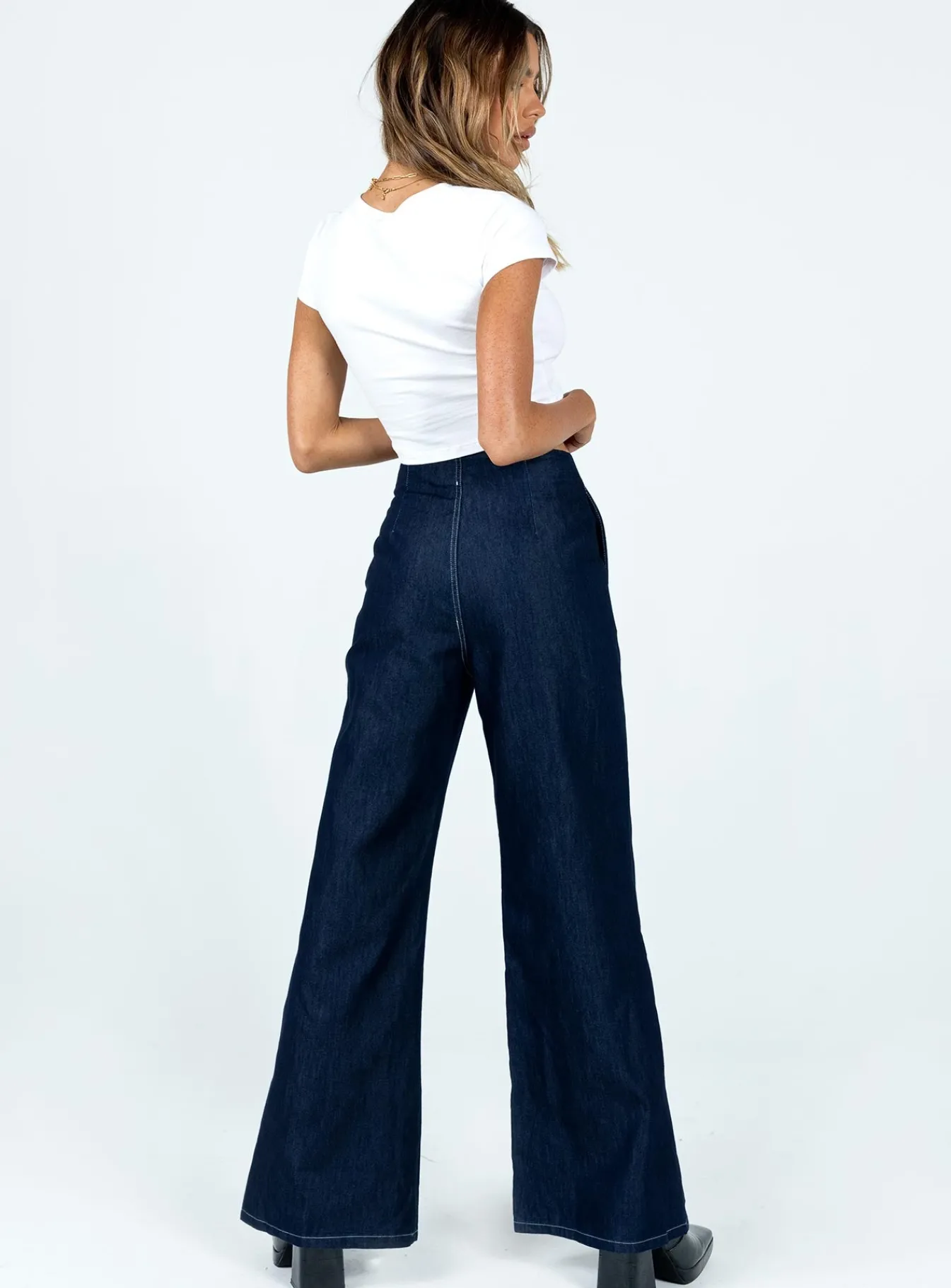 Princess Polly Misty Wide Leg Jeans Denim Online