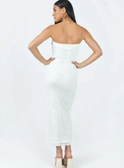 Princess Polly Mollen Maxi Dress  White Best Sale