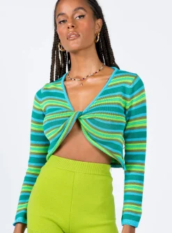 Princess Polly Monet Sweater  Green Hot