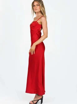 Princess Polly Moniz Maxi Dress Red Hot