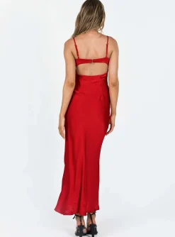 Princess Polly Moniz Maxi Dress Red Hot