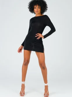 Princess Polly Montana Mini Dress  Black Best Sale