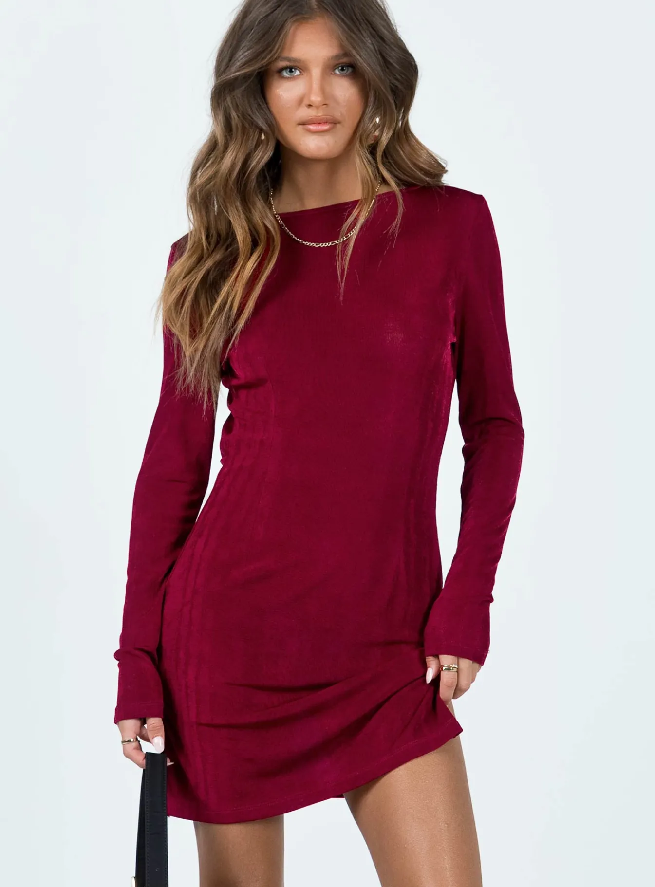 Princess Polly Montana Mini Dress Crimson Fashion