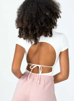 Princess Polly Montrose Bodysuit White Flash Sale
