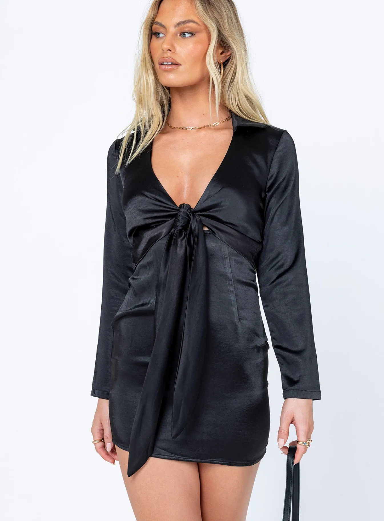 Princess Polly Monty Mini Dress Black Sale
