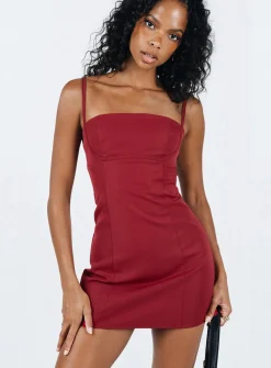 Princess Polly Monza Mini Dress Red Sale