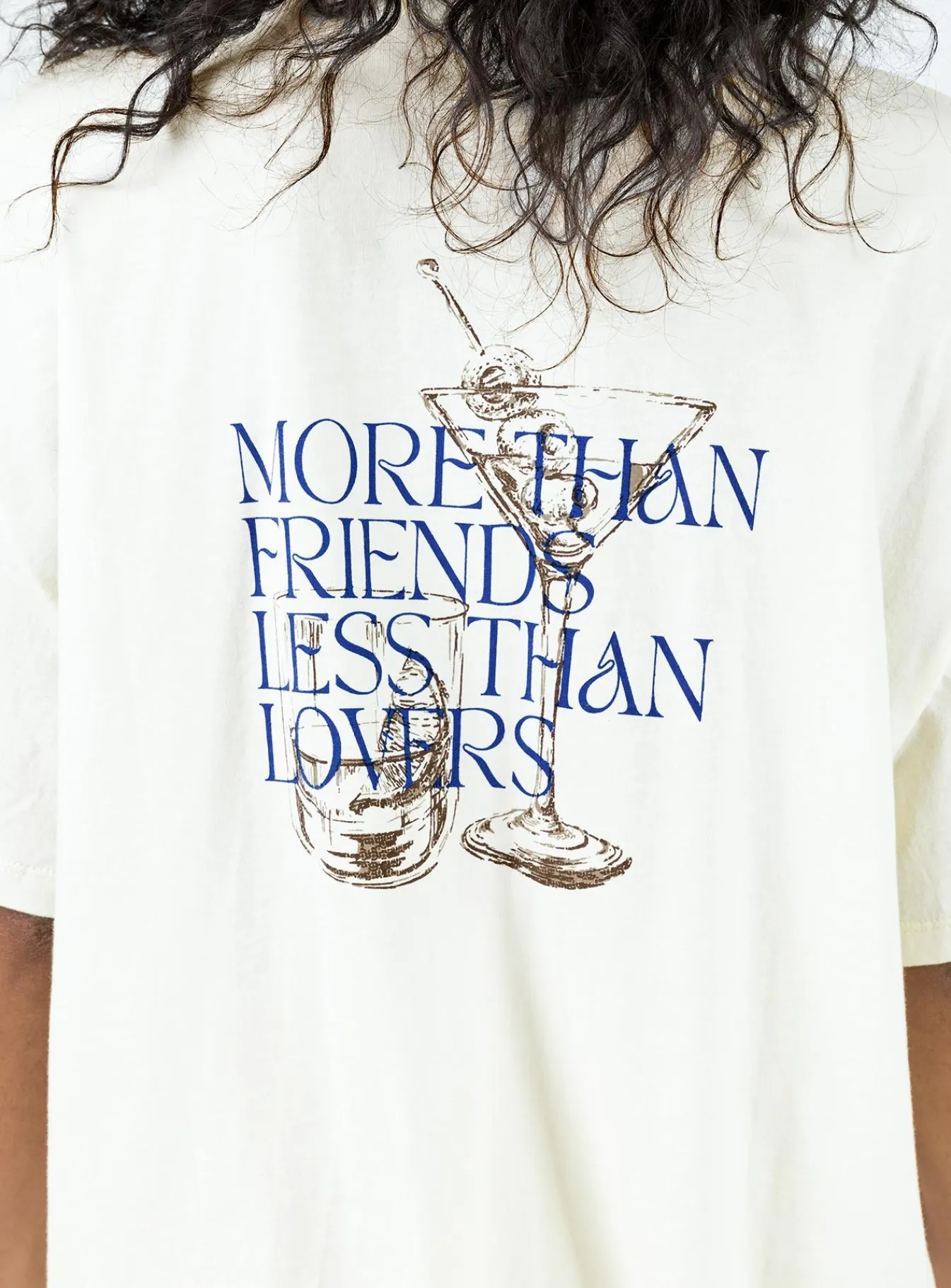 Princess Polly More Than Friends Oversized Top Off White Clearance
