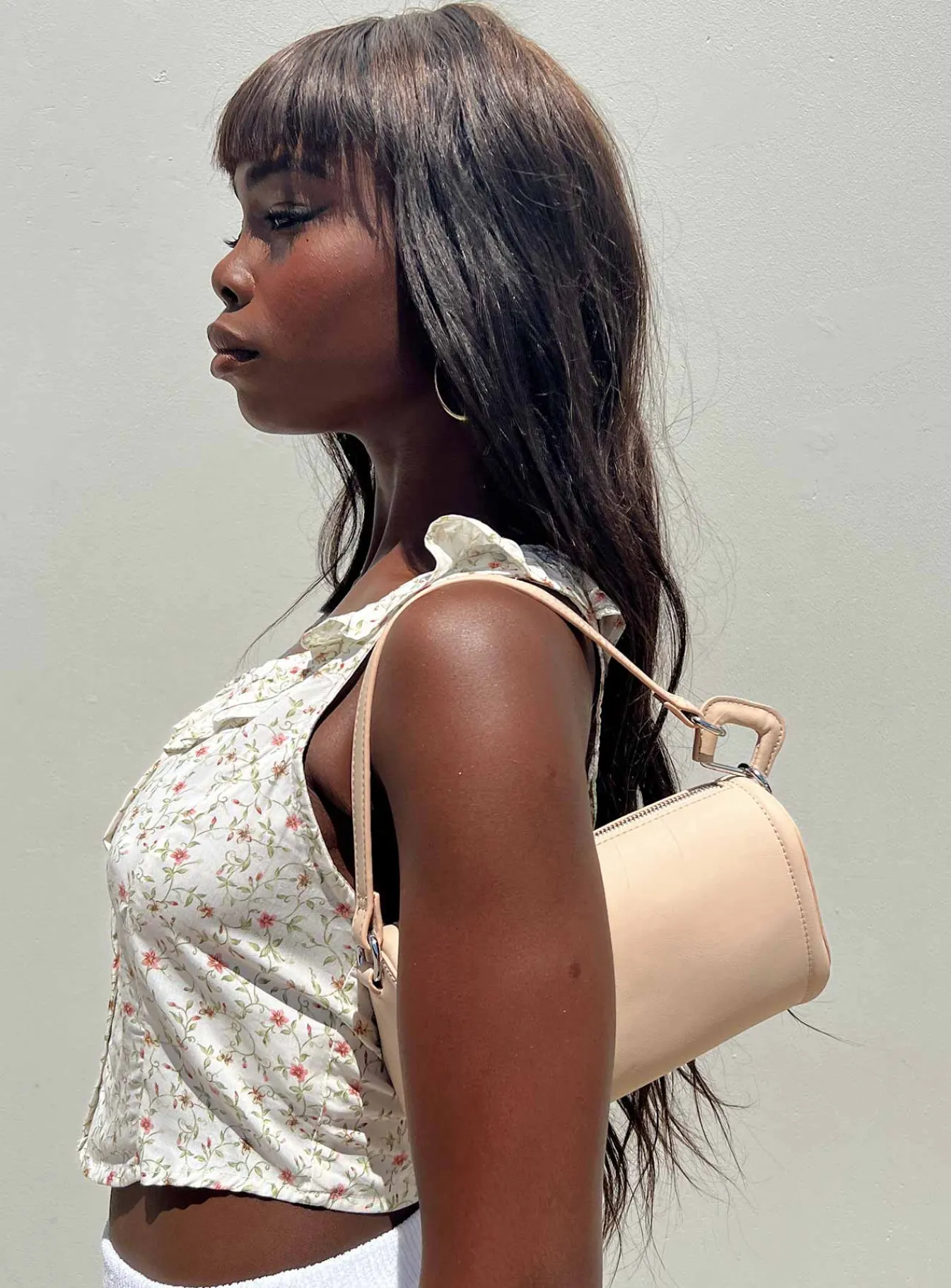 Princess Polly Morse Shoulder Bag Beige Fashion