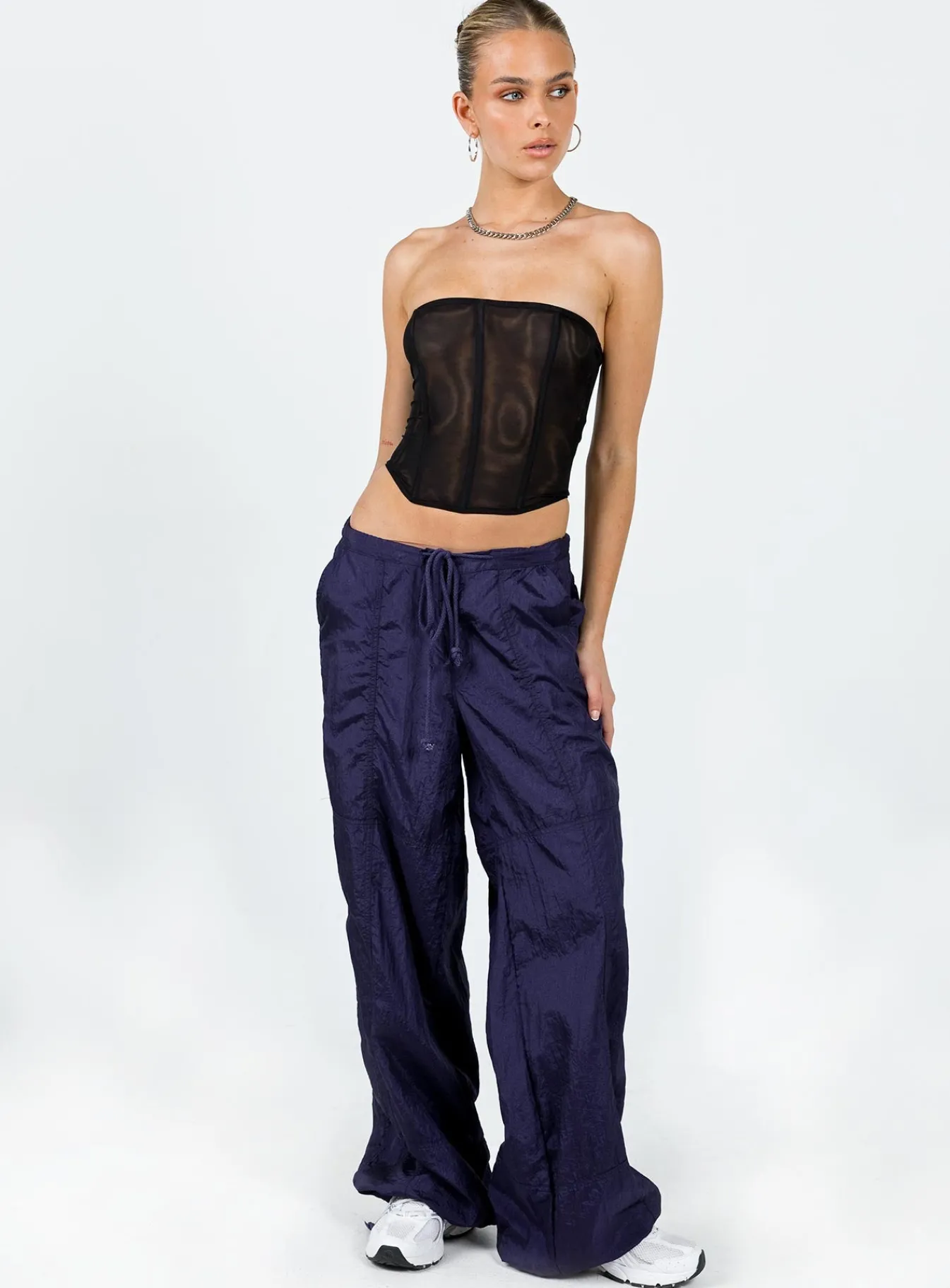 Princess Polly Morso Mesh Corset Top  Black Shop