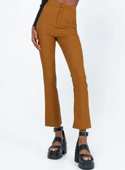 Princess Polly Moschato Pants  Brown Shop