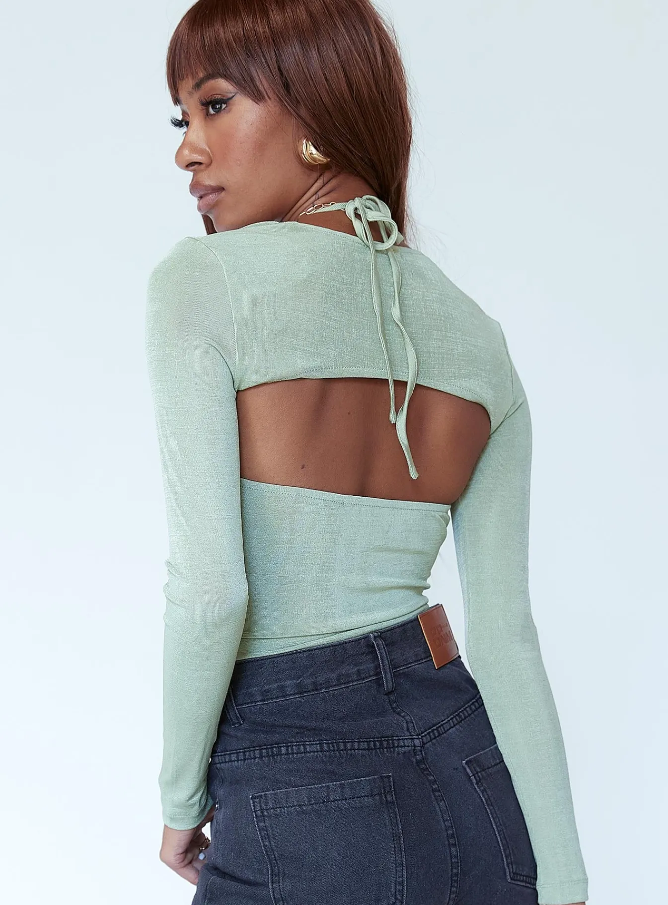Princess Polly Moscow Bodysuit Green Outlet