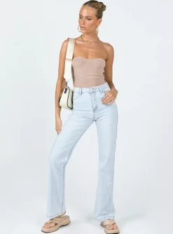Princess Polly Mostar Bootleg Light Washjeans   Denim Sale