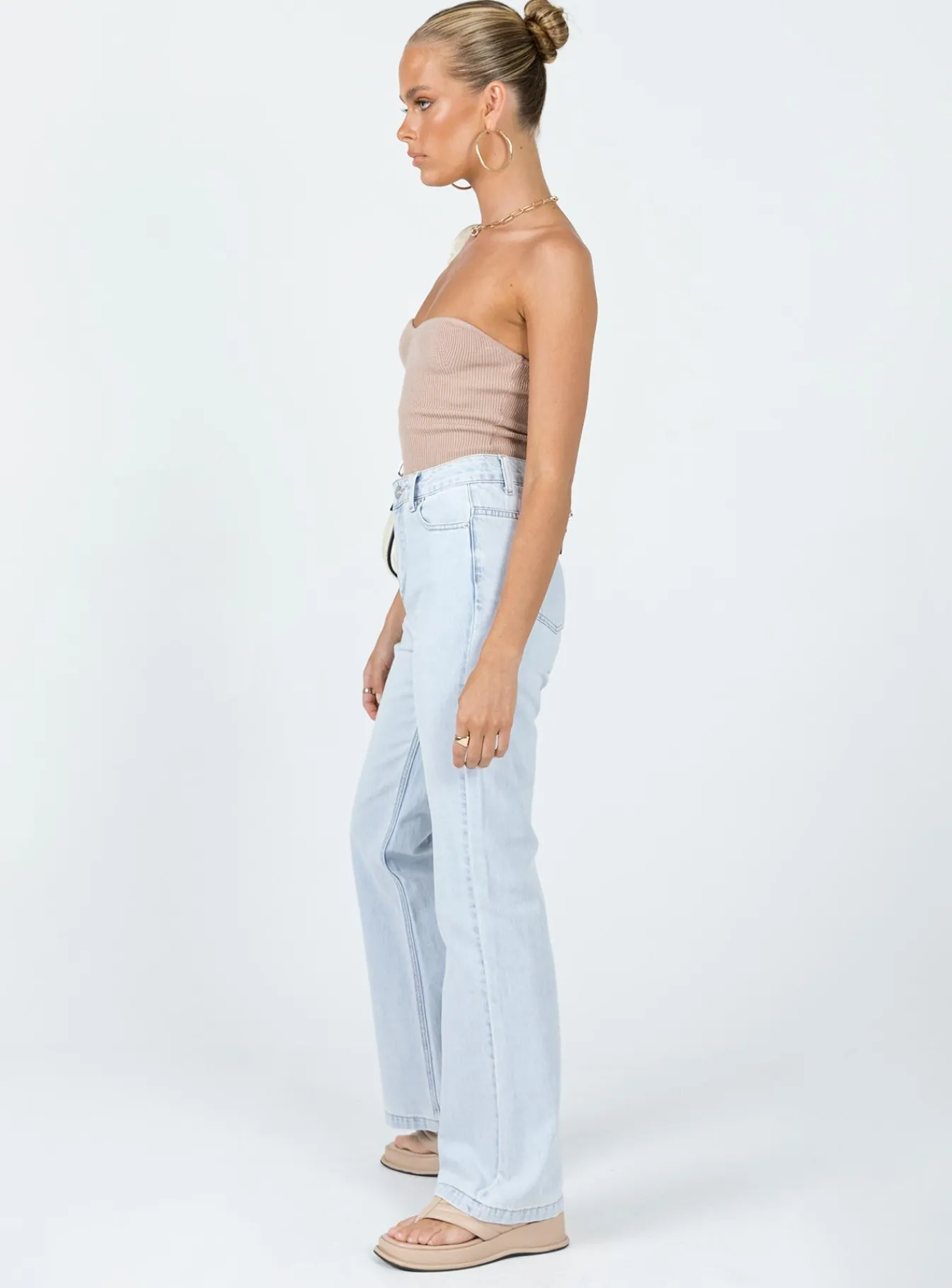 Princess Polly Mostar Bootleg Light Washjeans Denim Sale