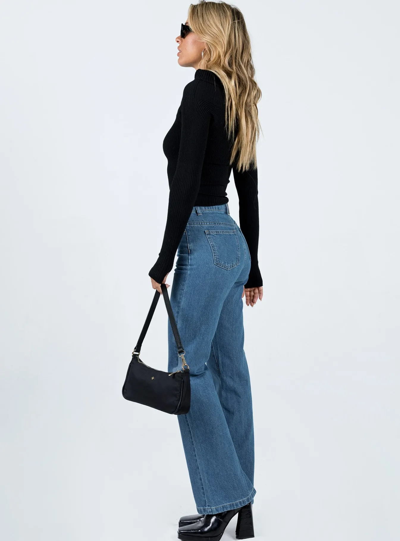 Princess Polly Mostar Bootlegjeans Denim Flash Sale