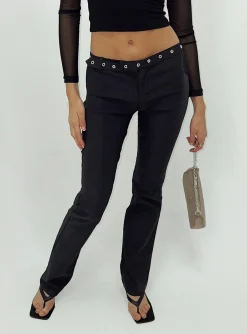 Princess Polly Motel Avian Trouser Black New