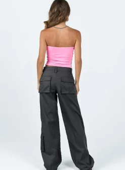 Princess Polly Motel Blair Trouser Dark  Grey Best Sale