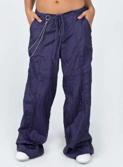 Princess Polly Motel Chute Trousers Navy Cheap