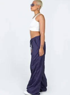 Princess Polly Motel Chute Trousers Navy Cheap