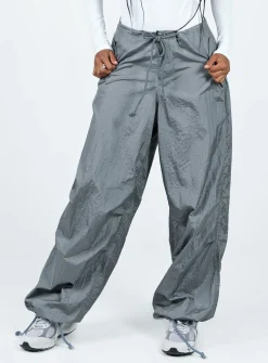 Princess Polly Motel Chute Trousers  Grey Cheap