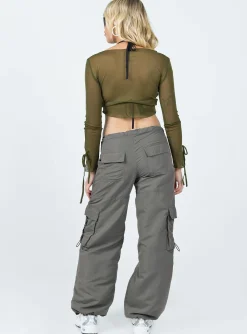 Princess Polly Motel Fabio Trouser  Grey Best
