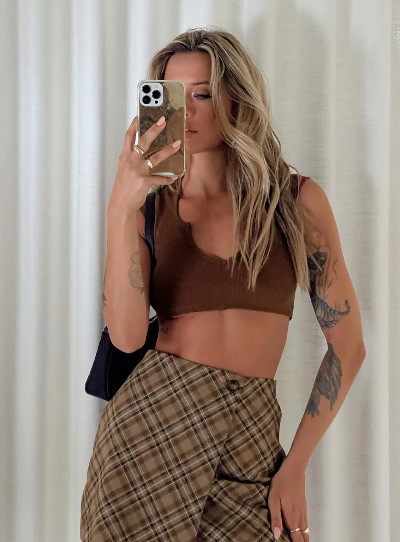 Princess Polly Motel Guanna Top Brown Store