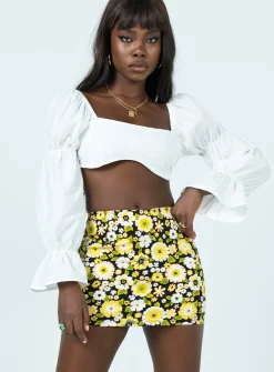 Princess Polly Motel Ima Skirt  Retro Floral Cheap
