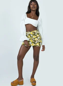 Princess Polly Motel Ima Skirt Retro Floral Cheap