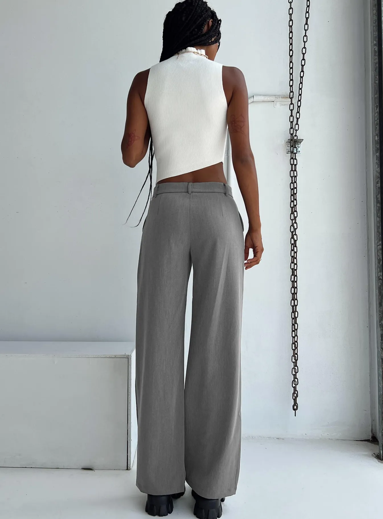 Princess Polly Motel Jabba Trouser Charcoal Store