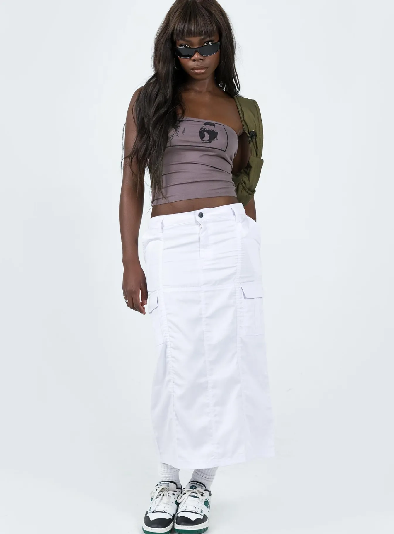 Princess Polly Motel Widya Skirt White Best