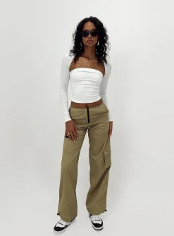 Princess Polly Motel Xander Trouser  Taupe Best Sale