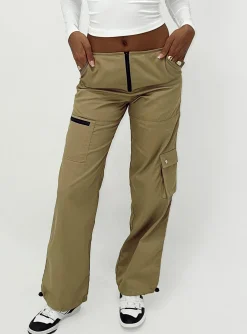 Princess Polly Motel Xander Trouser  Taupe Best Sale
