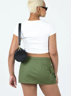 Princess Polly Motel Zephyr Skirt Olive Outlet