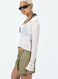 Princess Polly Motel Zephyr Skirt  Taupe Store