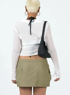 Princess Polly Motel Zephyr Skirt  Taupe Store