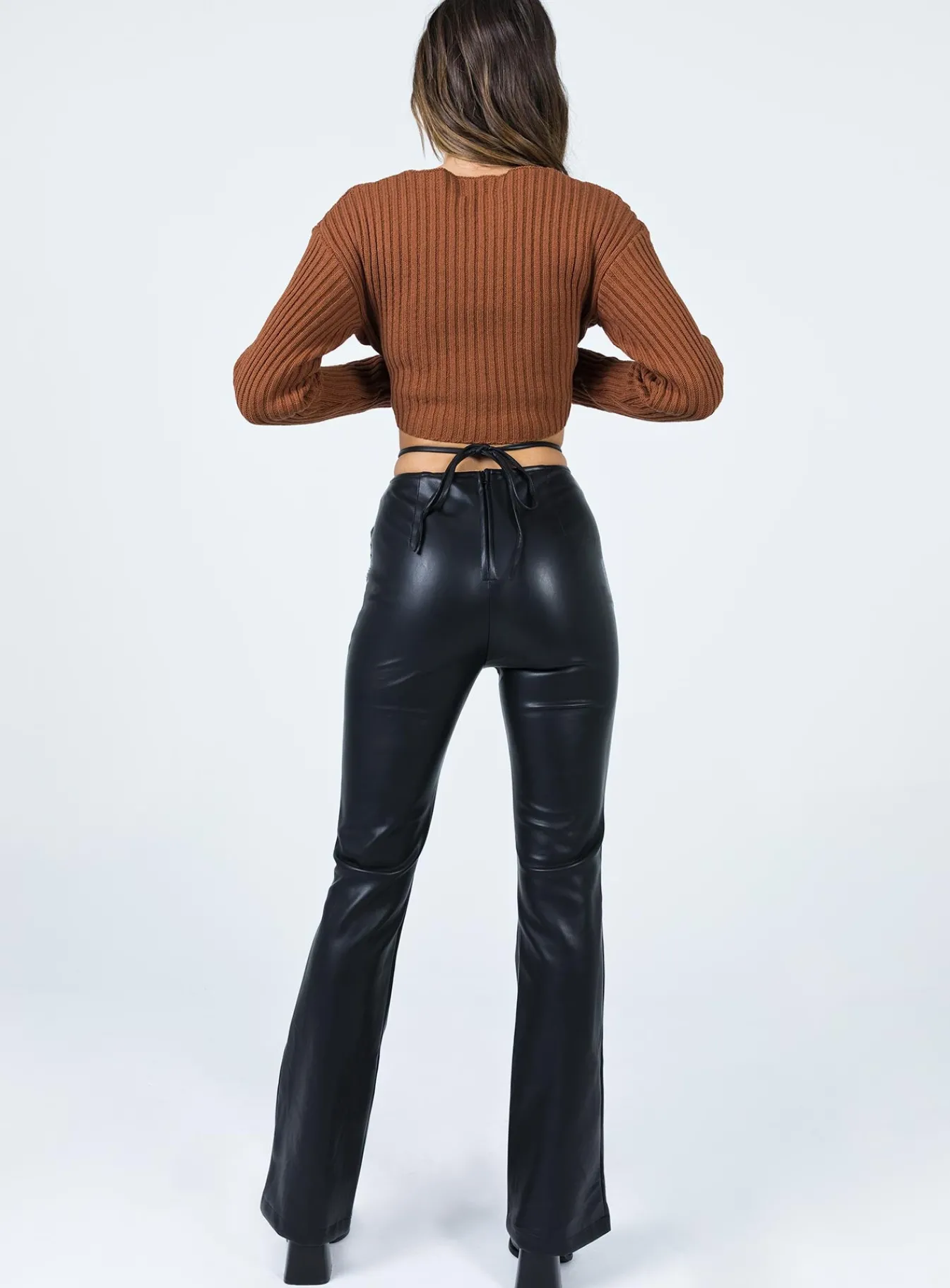 Princess Polly Motel Zerbe Trouser Black Fashion