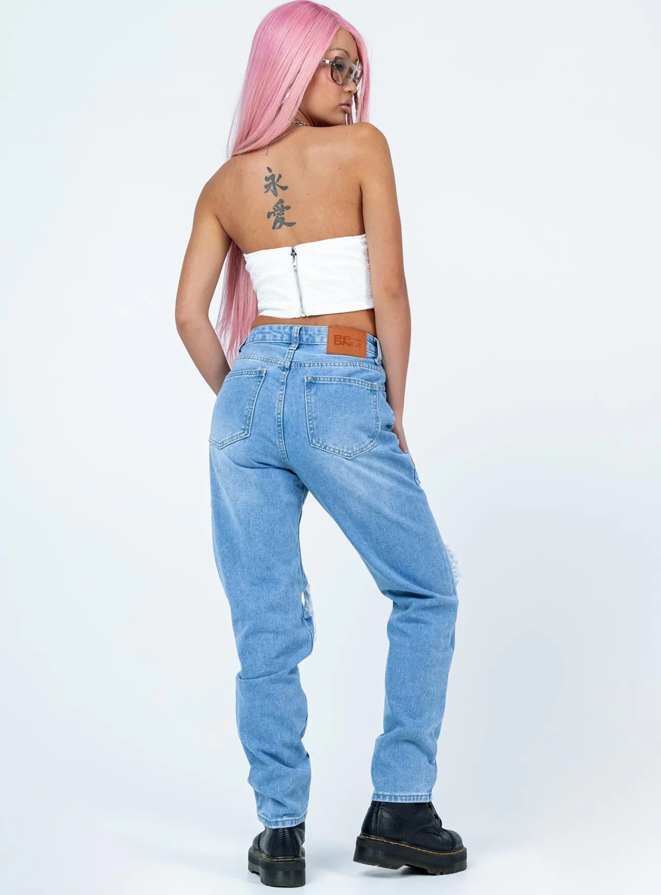 Princess Polly Moxie Straight Legjeans Denim Hot