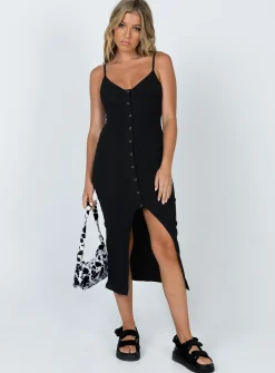 Princess Polly Muir Midi Dress  Black Online