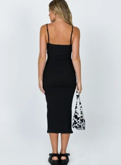 Princess Polly Muir Midi Dress  Black Online