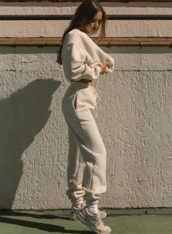 Princess Polly Mvp Sweat Pant Cream Best