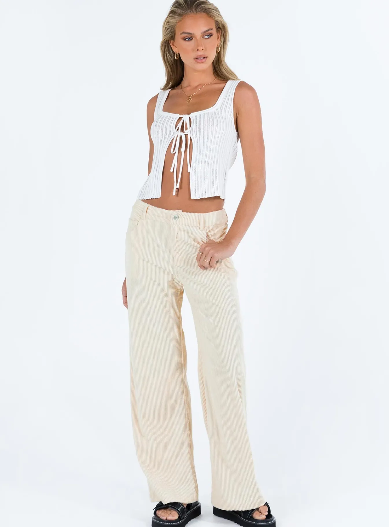 Princess Polly Myall Top White Ivory Discount