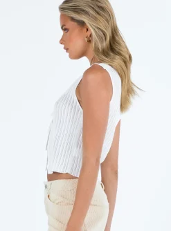 Princess Polly Myall Top White Ivory Discount